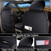 image:imageCoverado Ram Seat Covers Full Set Waterproof Ram 1500 Seat Cover Compatible with 20022026 Dodge RAM 1500 2500 3500 Crew Quad Cab with Curved Bench BlackampBlue lineRed flat back