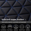 image:imageCoverado Ram Seat Covers Full Set Waterproof Ram 1500 Seat Cover Compatible with 20022026 Dodge RAM 1500 2500 3500 Crew Quad Cab with Curved Bench BlackampBlue lineBlue curved back