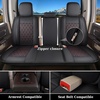image:imageCoverado Ram Seat Covers Full Set Waterproof Ram 1500 Seat Cover Compatible with 20022026 Dodge RAM 1500 2500 3500 Crew Quad Cab with Curved Bench BlackampBlue lineBlackRed line flat back