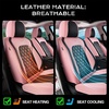 image:imageCoverado Universal Car Seat Covers Full Set Luxury StainResistant Waterproof Faux Leather Front amp Rear Seat Protectors Elegant EasyClean Automotive Interior  WhiteBlackPinkBlack