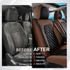 image:imageCoverado Universal Car Seat Covers Full Set Luxury StainResistant Waterproof Faux Leather Front amp Rear Seat Protectors Elegant EasyClean Automotive Interior  WhiteBlackCoffeeBlack