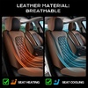 image:imageCoverado Universal Car Seat Covers Full Set Luxury StainResistant Waterproof Faux Leather Front amp Rear Seat Protectors Elegant EasyClean Automotive Interior  WhiteBlackCoffeeBlack