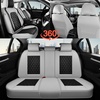 image:imageCoverado Universal Car Seat Covers Full Set Luxury StainResistant Waterproof Faux Leather Front amp Rear Seat Protectors Elegant EasyClean Automotive Interior  WhiteBlackWhiteBlack