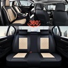 image:imageCoverado Universal Car Seat Covers Full Set Luxury StainResistant Waterproof Faux Leather Front amp Rear Seat Protectors Elegant EasyClean Automotive Interior  WhiteBlackBlackBeige