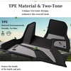 image:imageCoverado Floor Mats for Toyota Tacoma 20242026 Double Cab Not Fit Hybrid Gasoline Models Only All Weather TPE Custom Fit Floor Liners Front amp Rear 2 Row Full Set for SRSR5TRD SportLimitedBlack  Grey