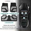 image:imageCoverado Floor Mats for Toyota Tacoma 20242026 Double Cab Not Fit Hybrid Gasoline Models Only All Weather TPE Custom Fit Floor Liners Front amp Rear 2 Row Full Set for SRSR5TRD SportLimitedBlack  Grey