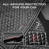 image:imageCoverado Floor Mats for Toyota Tacoma 20242026 Double Cab Not Fit Hybrid Gasoline Models Only All Weather TPE Custom Fit Floor Liners Front amp Rear 2 Row Full Set for SRSR5TRD SportLimitedBlack