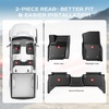 image:imageCoverado Floor Mats for Toyota Tacoma 20242026 Double Cab Not Fit Hybrid Gasoline Models Only All Weather TPE Custom Fit Floor Liners Front amp Rear 2 Row Full Set for SRSR5TRD SportLimitedBlack