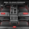 image:imageCoverado Floor Mats for Toyota Tacoma 20242026 Double Cab Not Fit Hybrid Gasoline Models Only All Weather TPE Custom Fit Floor Liners Front amp Rear 2 Row Full Set for SRSR5TRD SportLimitedBlack