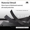 image:imageCoverado Floor Mats for Toyota Tacoma 20242026 Double Cab Not Fit Hybrid Gasoline Models Only All Weather TPE Custom Fit Floor Liners Front amp Rear 2 Row Full Set for SRSR5TRD SportLimitedBlack  Grey