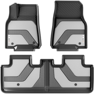 image:imageCoverado Floor Mats for Toyota Tacoma 20242026 Double Cab Not Fit Hybrid Gasoline Models Only All Weather TPE Custom Fit Floor Liners Front amp Rear 2 Row Full Set for SRSR5TRD SportLimitedBlack  Grey
