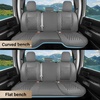 image:imageCoverado Custom Fit Seat Covers Full Set for Chevy SilveradoGMC Sierra 20072013amp20192025 1500 20202025 2500HD 3500HD CrewDoubleExtended Cab  Faux Waterproof Leather BlackGray