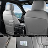 image:imageCoverado Custom Fit Seat Covers Full Set for Chevy SilveradoGMC Sierra 20072013amp20192025 1500 20202025 2500HD 3500HD CrewDoubleExtended Cab  Faux Waterproof Leather BlackGray