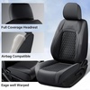 image:imageCoverado Custom Fit Seat Covers Full Set for Chevy SilveradoGMC Sierra 20072013amp20192025 1500 20202025 2500HD 3500HD CrewDoubleExtended Cab  Faux Waterproof Leather BlackBlack