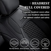 image:imageCoverado Custom Fit Seat Covers Full Set for Chevy SilveradoGMC Sierra 20072013amp20192025 1500 20202025 2500HD 3500HD CrewDoubleExtended Cab  Faux Waterproof Leather BlackBlack