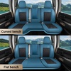 image:imageCoverado Custom Fit Seat Covers Full Set for Chevy SilveradoGMC Sierra 20072013amp20192025 1500 20202025 2500HD 3500HD CrewDoubleExtended Cab  Faux Waterproof Leather BlackBlue