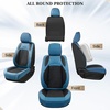image:imageCoverado Custom Fit Seat Covers Full Set for Chevy SilveradoGMC Sierra 20072013amp20192025 1500 20202025 2500HD 3500HD CrewDoubleExtended Cab  Faux Waterproof Leather BlackBlue