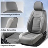 image:imageCoverado Custom Fit Seat Covers Full Set for Chevy SilveradoGMC Sierra 20072013amp20192025 1500 20202025 2500HD 3500HD CrewDoubleExtended Cab  Faux Waterproof Leather BlackGray