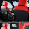 image:imageCoverado Custom Fit Seat Covers Full Set for Chevy SilveradoGMC Sierra 20072013amp20192025 1500 20202025 2500HD 3500HD CrewDoubleExtended Cab  Faux Waterproof Leather BlackRed