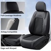 image:imageCoverado Custom Fit Seat Covers Full Set for Chevy SilveradoGMC Sierra 20072013amp20192025 1500 20202025 2500HD 3500HD CrewDoubleExtended Cab  Faux Waterproof Leather BlackBlack