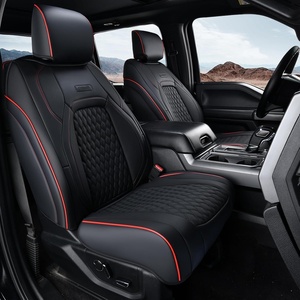 image:imageCoverado Tundra Seat Covers Front Car Seat Covers Fit for Tundra 20072013 2022 2023 Faux Leather Seat Covers for Car Seat Protector Cushion for Truck Car Interior AccessoriesBlueRed Line