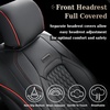 image:imageCoverado Gray Ford F150 Seat Covers Full Set Car Seat Covers Waterproof Faux Leather Full Coverage Protector Pickup Truck Car Seat Cushion Cover Fit for 20152026 Ford F150 20172026 F250 F350 F450Red line