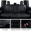 image:imageCoverado Gray Ford F150 Seat Covers Full Set Car Seat Covers Waterproof Faux Leather Full Coverage Protector Pickup Truck Car Seat Cushion Cover Fit for 20152026 Ford F150 20172026 F250 F350 F450Blue line