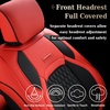 image:imageCoverado Gray Ford F150 Seat Covers Full Set Car Seat Covers Waterproof Faux Leather Full Coverage Protector Pickup Truck Car Seat Cushion Cover Fit for 20152026 Ford F150 20172026 F250 F350 F450Red