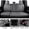 image:imageCoverado Gray Ford F150 Seat Covers Full Set Car Seat Covers Waterproof Faux Leather Full Coverage Protector Pickup Truck Car Seat Cushion Cover Fit for 20152026 Ford F150 20172026 F250 F350 F450All Gray