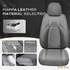 image:imageCoverado Gray Ford F150 Seat Covers Full Set Car Seat Covers Waterproof Faux Leather Full Coverage Protector Pickup Truck Car Seat Cushion Cover Fit for 20152026 Ford F150 20172026 F250 F350 F450All Gray