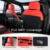 image:imageCoverado Gray Ford F150 Seat Covers Full Set Car Seat Covers Waterproof Faux Leather Full Coverage Protector Pickup Truck Car Seat Cushion Cover Fit for 20152026 Ford F150 20172026 F250 F350 F450Red