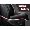 image:imageCoverado Gray Ford F150 Seat Covers Full Set Car Seat Covers Waterproof Faux Leather Full Coverage Protector Pickup Truck Car Seat Cushion Cover Fit for 20152026 Ford F150 20172026 F250 F350 F450Black