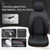 image:imageCoverado Gray Ford F150 Seat Covers Full Set Car Seat Covers Waterproof Faux Leather Full Coverage Protector Pickup Truck Car Seat Cushion Cover Fit for 20152026 Ford F150 20172026 F250 F350 F450Red line