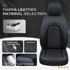 image:imageCoverado Gray Ford F150 Seat Covers Full Set Car Seat Covers Waterproof Faux Leather Full Coverage Protector Pickup Truck Car Seat Cushion Cover Fit for 20152026 Ford F150 20172026 F250 F350 F450Blue line