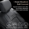 image:imageCoverado Gray Ford F150 Seat Covers Full Set Car Seat Covers Waterproof Faux Leather Full Coverage Protector Pickup Truck Car Seat Cushion Cover Fit for 20152026 Ford F150 20172026 F250 F350 F450Black