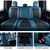 image:imageCoverado Gray Ford F150 Seat Covers Full Set Car Seat Covers Waterproof Faux Leather Full Coverage Protector Pickup Truck Car Seat Cushion Cover Fit for 20152026 Ford F150 20172026 F250 F350 F450Blue