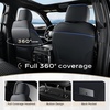 image:imageCoverado Gray Ford F150 Seat Covers Full Set Car Seat Covers Waterproof Faux Leather Full Coverage Protector Pickup Truck Car Seat Cushion Cover Fit for 20152026 Ford F150 20172026 F250 F350 F450Blue line
