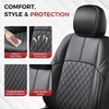 image:imageCoverado Tacoma Seat Covers Custom Fit for Toyota Tacoma Petrol 2024 2025 2026 Double CabCrew Cab SRSR5TRD SportTRD OffRoadLimited  Full Set Truck Seat Covers Premium Faux Leather Black20242026 Tacoma Petrol Full Set
