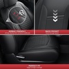 image:imageCoverado Tacoma Seat Covers Custom Fit for Toyota Tacoma Petrol 2024 2025 2026 Double CabCrew Cab SRSR5TRD SportTRD OffRoadLimited  Full Set Truck Seat Covers Premium Faux Leather Black20242026 Tacoma Petrol Full Set