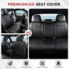 image:imageCoverado Tacoma Seat Covers Custom Fit for Toyota Tacoma Petrol 2024 2025 2026 Double CabCrew Cab SRSR5TRD SportTRD OffRoadLimited  Full Set Truck Seat Covers Premium Faux Leather Black20162023 Tacoma Petrol Full Set