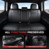 image:imageCoverado Tacoma Seat Covers Custom Fit for Toyota Tacoma Petrol 2024 2025 2026 Double CabCrew Cab SRSR5TRD SportTRD OffRoadLimited  Full Set Truck Seat Covers Premium Faux Leather Black20242026 Tacoma Petrol Full Set