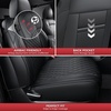 image:imageCoverado Tacoma Seat Covers Custom Fit for Toyota Tacoma Petrol 2024 2025 2026 Double CabCrew Cab SRSR5TRD SportTRD OffRoadLimited  Full Set Truck Seat Covers Premium Faux Leather Black20162023 Tacoma Petrol Full Set