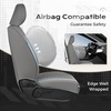 image:imageCoverado Tacoma Front Seat Covers Faux Leather Custom Fit for 20052015 Toyota Tacoma DoubleCrew Cab Base PreRunner SR5 Limited TRD Sport Front Seat Protection Red LineGray