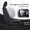 image:imageCoverado Tacoma Front Seat Covers Faux Leather Custom Fit for 20052015 Toyota Tacoma DoubleCrew Cab Base PreRunner SR5 Limited TRD Sport Front Seat Protection Red LineBlue Line