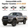 image:imageCoverado Tacoma Front Seat Covers Faux Leather Custom Fit for 20052015 Toyota Tacoma DoubleCrew Cab Base PreRunner SR5 Limited TRD Sport Front Seat Protection Red LineBlue Line