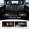 image:imageCoverado Tacoma Front Seat Covers Faux Leather Custom Fit for 20052015 Toyota Tacoma DoubleCrew Cab Base PreRunner SR5 Limited TRD Sport Front Seat Protection Red LineBlue Line