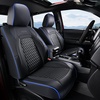image:imageCoverado Tacoma Front Seat Covers Faux Leather Custom Fit for 20052015 Toyota Tacoma DoubleCrew Cab Base PreRunner SR5 Limited TRD Sport Front Seat Protection Red LineBlue Line