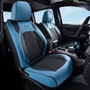 image:imageCoverado Tacoma Front Seat Covers Faux Leather Custom Fit for 20052015 Toyota Tacoma DoubleCrew Cab Base PreRunner SR5 Limited TRD Sport Front Seat Protection Red LineBlue