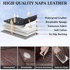 image:imageCoverado Tacoma Seat Covers Full Set Faux Leather Seat Covers Custom Fit for 20162023 Toyota Tacoma DoubleCrew Cab Base Prerunner SR5 Limited TRD Sport Interior Covers White LineBrown