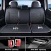 image:imageCoverado Tacoma Seat Covers Full Set Faux Leather Seat Covers Custom Fit for 20162023 Toyota Tacoma DoubleCrew Cab Base Prerunner SR5 Limited TRD Sport Interior Covers White LineWhite